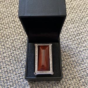 Tiger-Eye & Black Onyx Ring